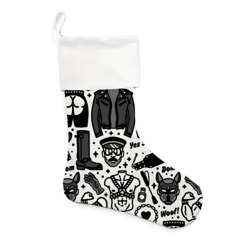 Leather Daddy Pattern Stocking