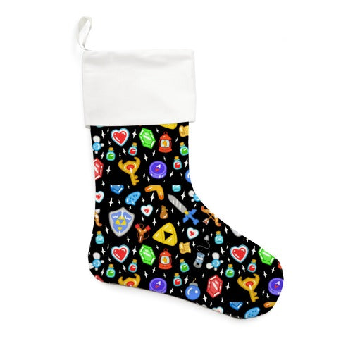 Zelda Items Pattern Stocking