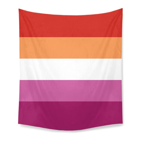 Lesbian Pride Flag Tapestry