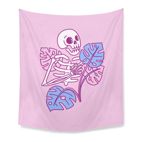 Monstera Skeleton Tapestry