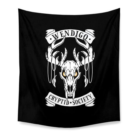 Wendigo Cryptid Society Tapestry