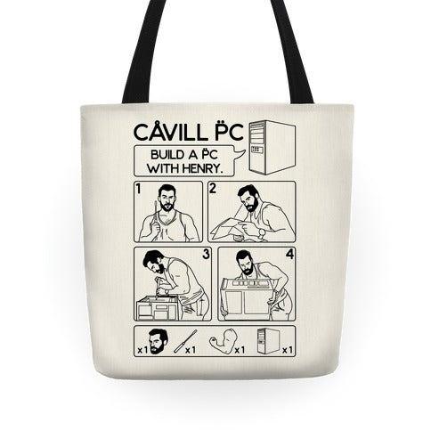 Cavill PC Parody Tote Bag