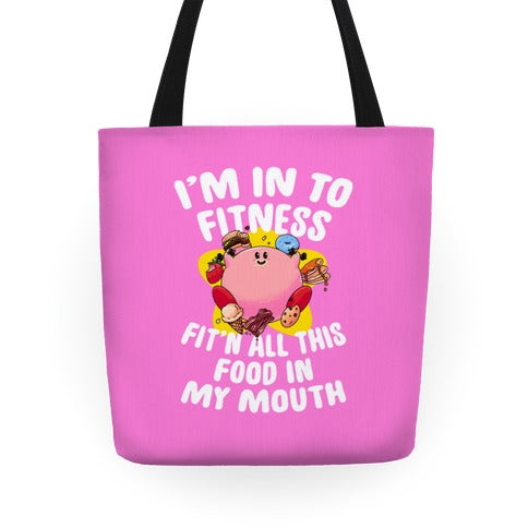 I'm into Fitness (Kirby) Tote Bag