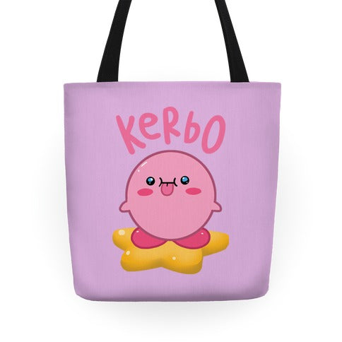 Kerbo Derpy Kirby Tote Bag