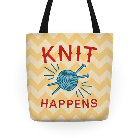 Knit Happens Tote Bag