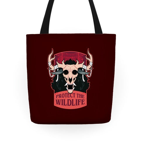 Protect The Wildlife (Wendigo) Tote Bag