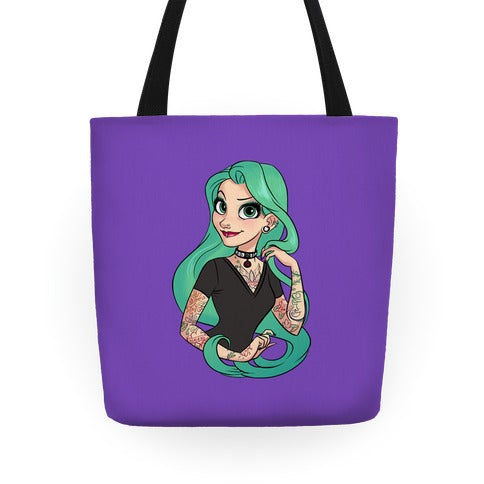 Punk Rapunzel Tote Bag