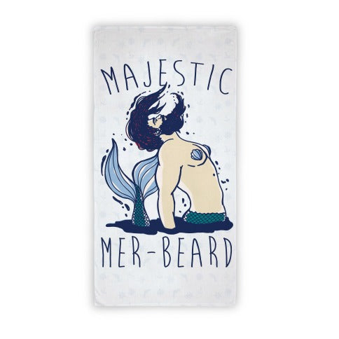 Majestic Mer-Beard Merman Towel