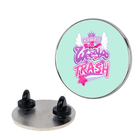 Kawaii Weeaboo Trash Anime Logo Pin