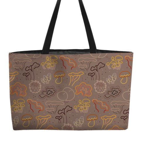 Fall Mushrooms (Medium) Weekender Tote