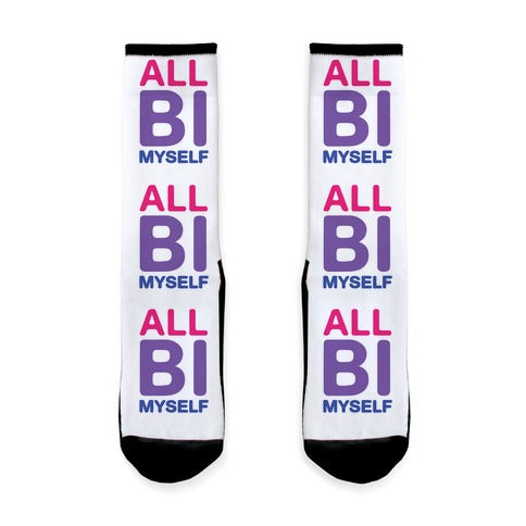 All Bi Myself Socks