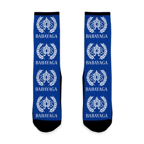 Baba Yaga Balenciaga Parody Socks