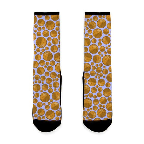 Basketballs Pattern Socks