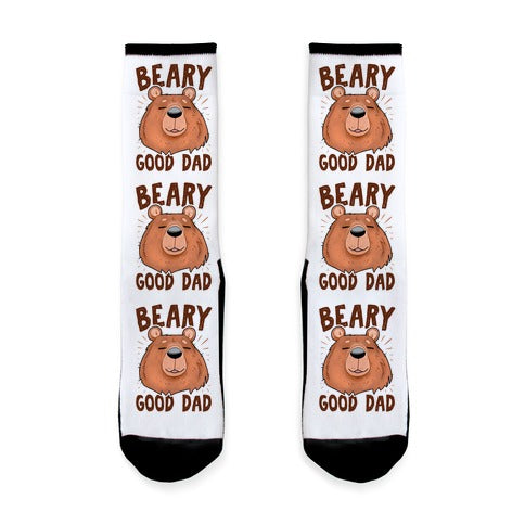 Beary Good Dad Socks