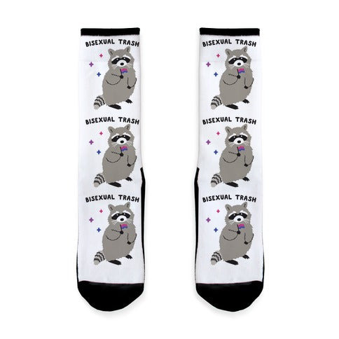 Bisexual Trash Raccoon Socks