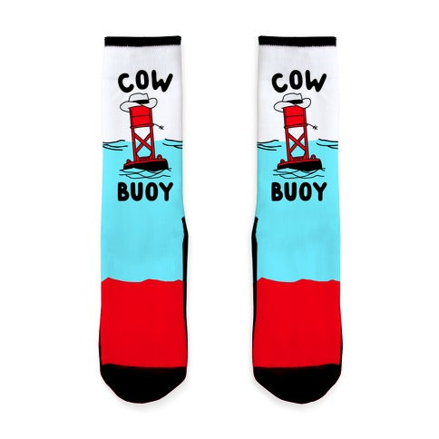 Cow Buoy Socks