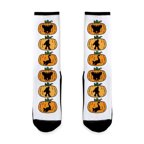 Cryptid Carvings Socks