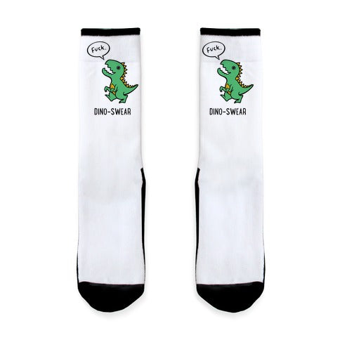 Dino-swear Socks