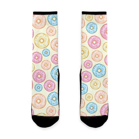 Donut Pattern Socks