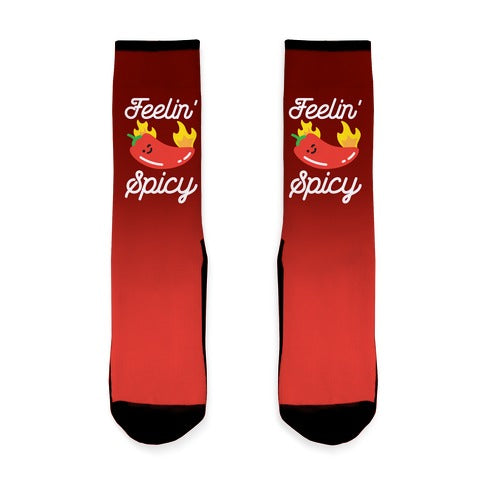 Feelin' Spicy Hot Chili Pepper Socks