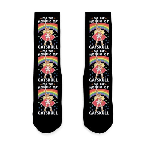 For the Honor of Gayskull Socks