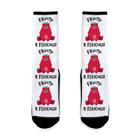 Fruity & Ferocious Socks
