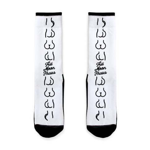 Full Moon Phases Socks