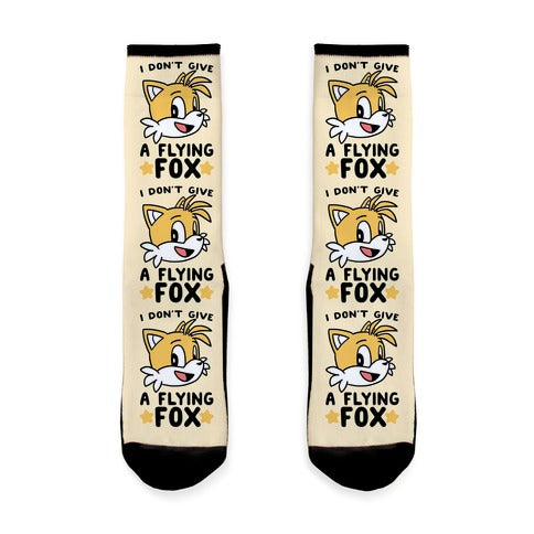 I Don't Give a Flying Fox - Tails Socks
