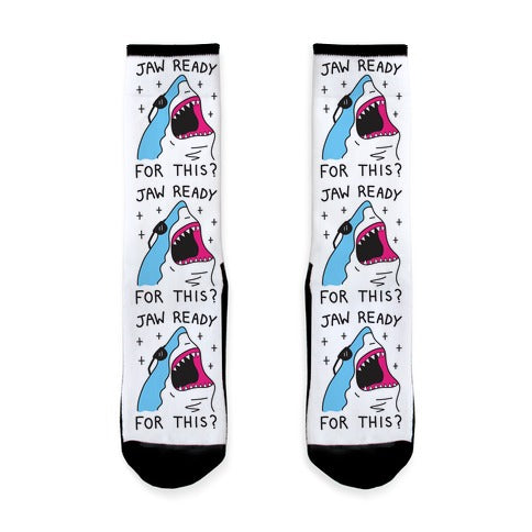 Jaw Ready For This? Shark Socks