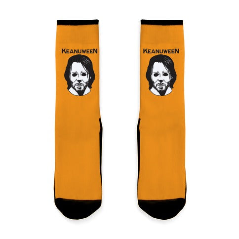 Keanuween - Keanu Halloween Socks