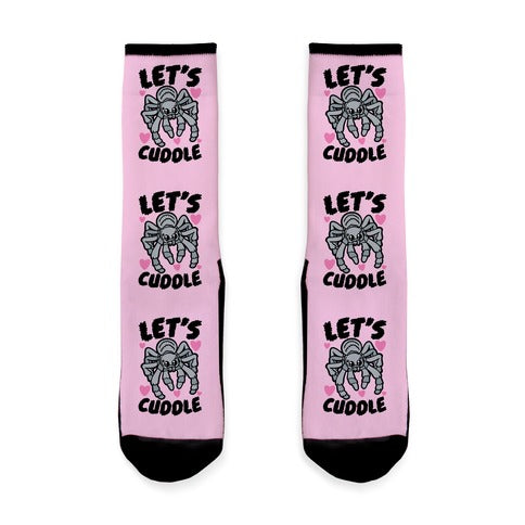 Let's Cuddle Tarantula Socks