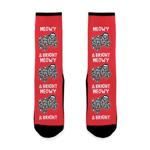 Meowy & Bright Socks