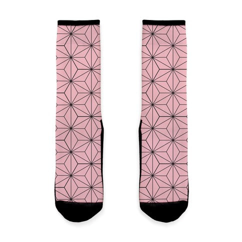 Nezuko Pattern Socks