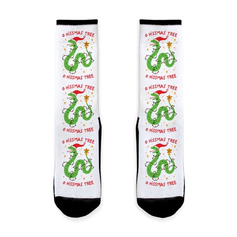 O Hissmas Tree Socks