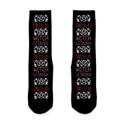 Proud Witch Lesbian Socks
