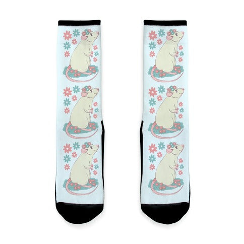Soft Pastel Rat Socks