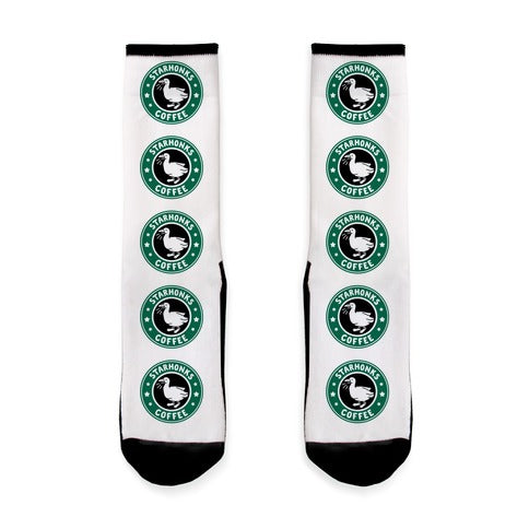 Starhonks Coffee Parody Socks