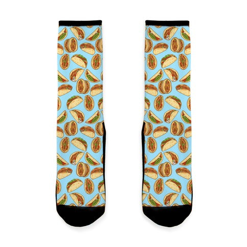 Taco Vulvas Pattern  Socks