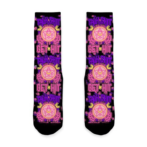 Talk Shit Get Hit Sailor Moon Socks