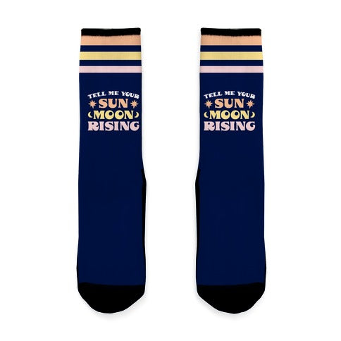 Tell Me Your Sun, Moon, Rising Socks