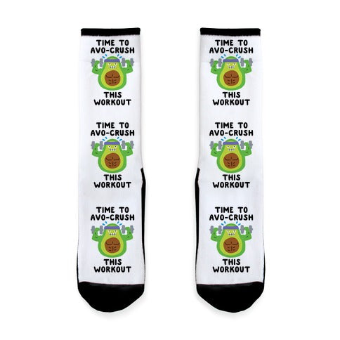 Time To Avo Crush This Workout Socks