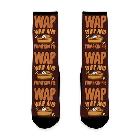WAP Whip and Pumpkin Pie Parody Socks
