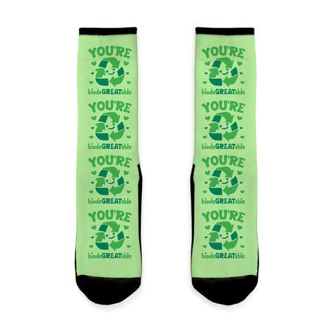 You're Biodegreatable Socks