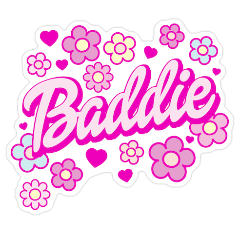 Baddie Barbie Parody Die Cut Sticker