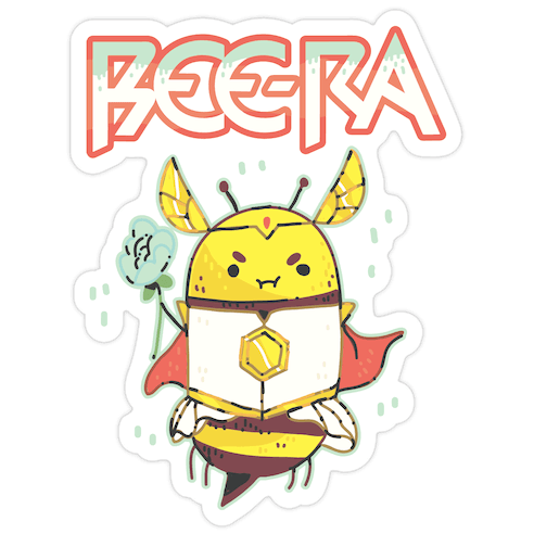 Bee-Ra Die Cut Sticker