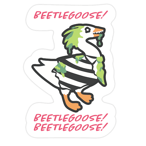 Beetlegoose Die Cut Sticker