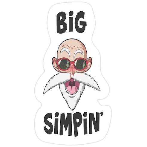 Big Simpin' Die Cut Sticker
