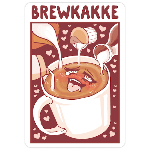 Brewkakke Die Cut Sticker