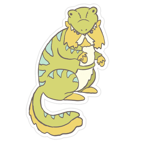 Cats Wearing Dinosaur Costumes t-rex Die Cut Sticker