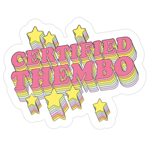 Certified Thembo Die Cut Sticker